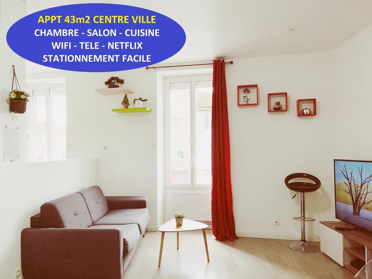 La Mimi, Grand T2 Hyper Centre Ville Fontenay-le-Comte Luaran gambar